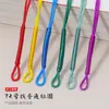Não. 72 Colar Cordão Pingente Pulseira Fivela Corda Anel de Puxar Bobina de Laço Feito à Mão Acessórios DIY Fabricante Atacado