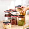 Suministros de Cocina PE Engrosado Tarro Sellado para Alimentos Caja de Almacenamiento Plástico Transparente Tarro para Almacenamiento de Alimentos y Snacks Venta al por Mayor