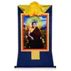 Buda Yuan Hui Jin Mei Phuntsok Rei Fa Pintura de Pendurar Thangka Xizang Sala de Buda Doméstica Zen Mural Decorativo Banhado a Ouro