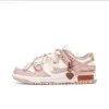 Zapatos Putian Originales Puros Dunk Cordones Desconstruidos Torre Conejo Línea Paralela Exploración del Universo Campus Tenis de Caña Baja Zapatos Blancos