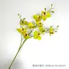 Ornamento de Flor Artificial Phalaenopsis Falsa Siente Falso Flor de Plástico en Maceta Decoración Interior para Hogar Boda Arreglo Floral