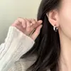 Pendientes de Aro Cruzados Versátiles Simples Elegantes de Gama Alta Europeos y Americanos para el Día a Día Lujo Accesible Diseño de Nicho Pendientes de Moda Personalizados