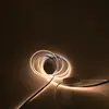 Tira de Luz Flexible Cob Ultraestrecha de 4 mm, Iluminación Ambiental para Baño de Bajo Voltaje USB de 3.7V, Múltiples Conectores Disponibles para Personalización