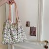 35243 Hanfeng verão grande capacidade de mão carregando saco de ombro cordão saco de compras fresco floral saco de tote saco de axila
