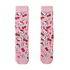 Meia Feminina de Algodão Quatro Estações Anime hellokitty Meias Modernas Hello Kitty Feminina Amazon Ins Meias Femininas Meias de Comércio Exterior
