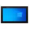 Gabinete de máquina tudo-em-um para controle industrial, gabinete de display com tela sensível ao toque capacitiva para computador industrial, gabinete totalmente fechado em alumínio