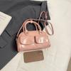Bolso de Mujer Textil Estilo Coreano Elegante Bolso de Mano Boston Nuevo Bolso de Hombro Moderno Combinable Simple Trendy Bolso Cruzado