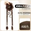 Marubeni Cabeça Peruca Trança Cabelo Infantil Círculo Alto Rabo de Pônei Dupla Torção Trança Longa Acessórios para o Cabelo Cheongsam Novo Rabo de Cavalo Chinês Peruca Bolsa