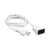 Cable de Extensión Blanco Italiano al por Mayor con Descuento Enchufe Universal de 10A16A Enchufe de Tres Pines Certificado Chileno