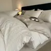 Juego de Ropa de Cama de Algodón de Fibra Larga de Xinjiang para Madre y Bebé de Cuatro Piezas Sábana 100% Algodón Puro Hilo de Colcha 60S Jacquard Teñido en Hilo 100% Algodón