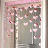 Linda Cortina de Fresas Chet Juguete Educativo Artefacto Cortina de Habitación de Boda Suministros para Arreglo de Cortinas Populares en Internet Cortina para Habitación de Niña