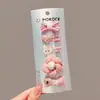 Atacado de Fábrica Grampo de Cabelo Infantil com Laço Xadrez Floral Acessórios de Cabelo para Bebê Presilha para Franja Doce Princesa Não Machuca o Cabelo
