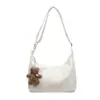 Yue Zi 2026 Outono/Inverno Nova Versátil Grande Capacidade para o Dia a Dia Simples Bolsa de Ombro Único Bolsa Tote Moda Tendência Bolsa Transversal