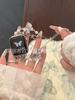 Correa de Serie de Cuentas Mariposa de Cristal de Grava para Apple Apple Watch iwatch SE Correa de Reloj Inteligente