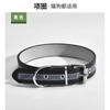 Accesorios Populares para Mascotas Transfronterizos Collar para Perro Cuero PU Resistente al Desgaste Tira Reflectante Nocturna Accesorios de Aleación Collar Suave para Gato
