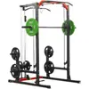 Treinador Smith Multifuncional Doméstico Estrutura para Barra de Peso Agachamento Bancada de Supino Cama para Levantamento de Peso Agachamento Levantamento Rack de Levantamento Terra