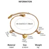 Pulseira de Zircônia Vênus e Lua Versátil Banhada a Ouro Não Desbota Estrela Pulseira de Aço Inoxidável Design de Nicho Ins Aço Titânio