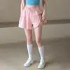Pantalones Cortos Deportivos para Hombre y Mujer, Doble Capa de Verano Anti-Exposición, Adelgazantes, Adecuados para Correr, Entrenamiento, Yoga y Ropa de Fitness