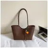 Bolso Tejido de Gran Capacidad para Viajes Diarios para Mujer, Nuevo Estilo Verano 2026, Bolso Cesta de Alto Valor, Bolso Tote a la Moda