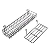 Cesta colgante de hierro negro nórdico estante de pared de metal cesta de almacenamiento para el hogar cocina cesta de almacenamiento de rejilla de alambre de hierro
