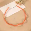 Diadema Ondulada de Colores Caramelo para Mujer, Pinza Estrecha para el Cabello, Accesorio Simple para el Cabello, Accesorio para Salir, Diadema Organizadora de Cabello Suelto