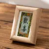 Mini Porta-Retrato de Mesa Song Jin Pintura Caligráfica Núcleo Porta-Retrato Cartão Decorativo Moldura para Fotos Estilo Chinês Ornamentos de Bom Presságio Não