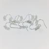 Brincos de cor dourada 14K que não desbotam gancho de orelha ganchos acessórios latão com zircônia embutida simples coreano feitos à mão material para brincos DIY
