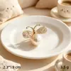 Enfeites Pendentes de Aba para Cheongsam com Broche de Diamante Broche de Strass Exquisito Acessórios para Gola de Corsage Broche para Terno Fivela Anti-reflexo de Luxo Leve