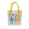 Fábrica por atacado impresso saco de feltro escola cartoon bolsa de presente grande capacidade tote saco de compras saco