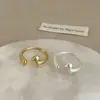 Anillo de Perro Salchicha para Mujer Diseño de Nicho Sensación de Alta Gama Chapado en Plata Chapado en Oro Anillo para el Dedo Lindo Esmerilado Simple Versátil Anillo para el Dedo