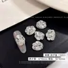Decoraciones para Uñas Diamantes de Imitación en Forma de Huevo de Paloma Sin Base, Producto Terminado, Brillo Deslumbrante, Versátiles Diamantes de Imitación Cuadrados Gruesos para Uñas, Accesorios Hechos a Mano para DIY