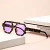Gafas de Sol Poligonales de Marco Grande 2025 Nuevas de Exportación Cuidadosamente Seleccionadas para Hombres, Gafas de Sol de Marco Completo de Gama Alta Anti-UV