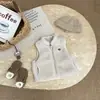 Chaleco de Forro Polar para Bebé de Invierno Estilo Coreano Chaleco Grueso en Capas Ropa para Bebé Chaleco Exterior a la Moda Chaleco Cálido