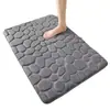 Tapete Pequeno para Chão de Pedra, Tapete Simples de Cor Sólida em Veludo Coral, Tapete Retangular para Banheiro Resistente ao Desgaste Antiderrapante, Fornecimento Direto do Fabricante, Atacado