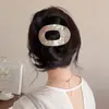 Pinza para el pelo de concha estilo coreano que no lastima la cabeza, elegante pinza de abulón para mujer, accesorio para el cabello versátil y de alta gama