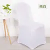 Fundas Elásticas Rojas y Blancas para Sillas de Restaurantes, Banquetes y Hoteles, Cobertura Total, a Prueba de Polvo, Fundas para Sillas de Boda, Fundas de Taburete de una Pieza