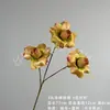 Ramo de rosas artificiales de 3 cabezas, ideal para decoración de bodas, materiales para manualidades, flores artificiales para paisajismo, adornos decorativos, venta al por mayor