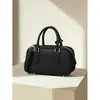Bolso de Mano de Moda Simple de Gran Capacidad Estilo Coreano Versátil Boston Hombro Cruzado Bolso Bowling