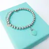 Pulsera de Esmalte en Forma de Corazón con Incrustación de Resina, Versátil Pulsera de Corazón Color Durazno, Regalo para Diosa