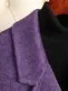 Abrigo de lana de doble cara para mujer, de longitud media, nueva colección otoño/invierno 2026, elegante estilo coreano, corte holgado, abrigo de lana de alta gama