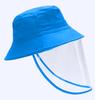 [Mancha en nombre del cabello] Gorro de pescador antigotas para niños adultos, aislamiento, antisaliva, protector epidémico, extraíble