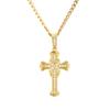Hip-Hop Antiguo Lindo Rap Europeo y Americano Tendencia Producto Colgante de Cruz Fátima Anhe Joyería de Accesorios para Usar en Nicho