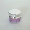 Botella redonda recta de 15 ml para esencia hidratante, botella de 15 g para crema, botella acrílica cosmética para dibujar, botella de crema facial, botella secundaria