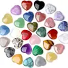 Adorno de Cristal Natural en Forma de Corazón de Cuarzo Rosa 20 mm No Poroso Regalo Curativo Suministro Directo Transfronterizo