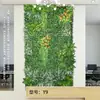 Pared Vegetal Simulada, Pared de Plantas Verdes, Accesorios de Decoración de Fondo de Césped para Exteriores y Interiores