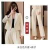 Traje de dos piezas estilo Chanel Qigu Niang para mujer, primavera y otoño 2024, nuevo, de alta calidad, temperamento profesional, chaqueta corta de traje