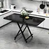 Mesa de Cozinha Doméstica Longa Dobrável, Mesa Dobrável de Bar, Não Requer Instalação, Mesa Dobrável Portátil para Churrasco ao Ar Livre