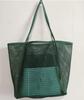 Suministro Transfronterizo Malla Transpirable Juguete Traje de Baño Bolsa de Almacenamiento para Artículos Varios Bolsa de Playa Multifuncional de Hombro para Compras Grande