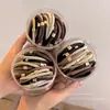 Banda de Goma Metálica de Alta Elasticidad Duradera Lazo para el Cabello de Niñas Anillo para el Cabello de Gama Alta Cuerda para el Cabello No Ajustada Accesorio para el Cabello de Estilo Básico