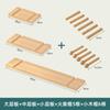Tablero de Agujeros de Madera Maciza Estante de Almacenamiento de Pared de Entrada Personalizado Estantería de Pared de Madera Estante de Almacenamiento con Partición Tablero Colgante Estante de Pared
